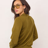 CoryCC Padded Polo Knit - Fern Green
