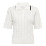 LueCC SS Polo Knit - Off-White