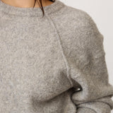 KailaCC LS Knit - Grey Melange