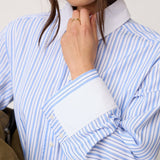 VougeCC Cuff Shirt - Pale Blue