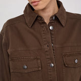 BeltonCC Denim Shirt - Dark Brown