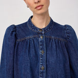 DeniceCC LS Denim Dress - Used Denim