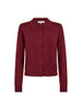 CoryCC Padded LS Cardigan - Berry Red