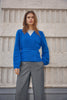 RogerCC Wrap Cardigan - New Blue