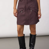 LunaCC Mini Skirt - Bison
