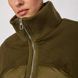 SamiaCC Puffer Mix Jacket - Army