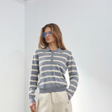 LueCC Padded Polo Knit - Creme