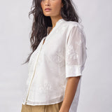 VivianCC S/S Blouse - Creme