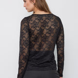 BirtaCC O-neck Blouse - Black