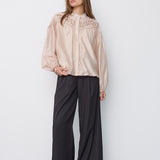 MelinCC Balloon Lace Shirt - Champagne