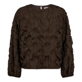 FeronCC Structure Blouse - Bison
