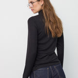 RigoCC Rollneck Blouse - Black