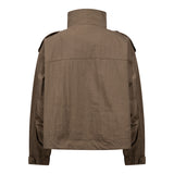 AlinaCC Double Funnel Neck Jacket - Brown