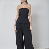 AcasiaCC Corsage Top - Black - Co'couture