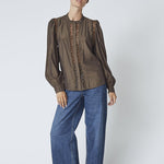 AilaCC Lace Shirt - Mocca - Co'couture