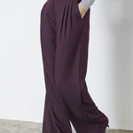 AlmiraCC Pleat LL pant - Plum - Co'couture