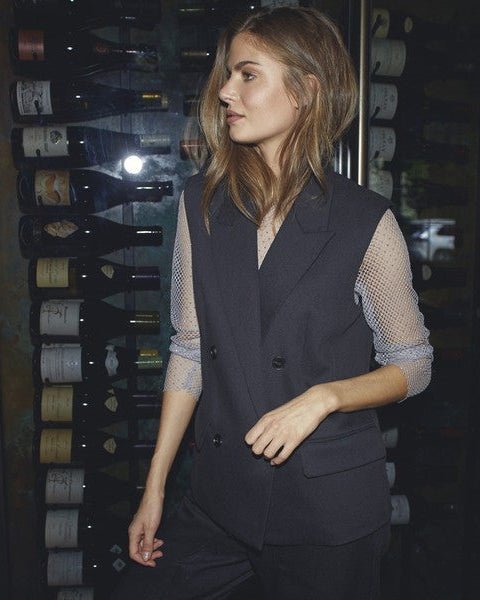 AlmiraCC Vest - Black - Co'couture