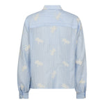 AmeliaCC Emb Shirt - Pale Blue - Co'couture