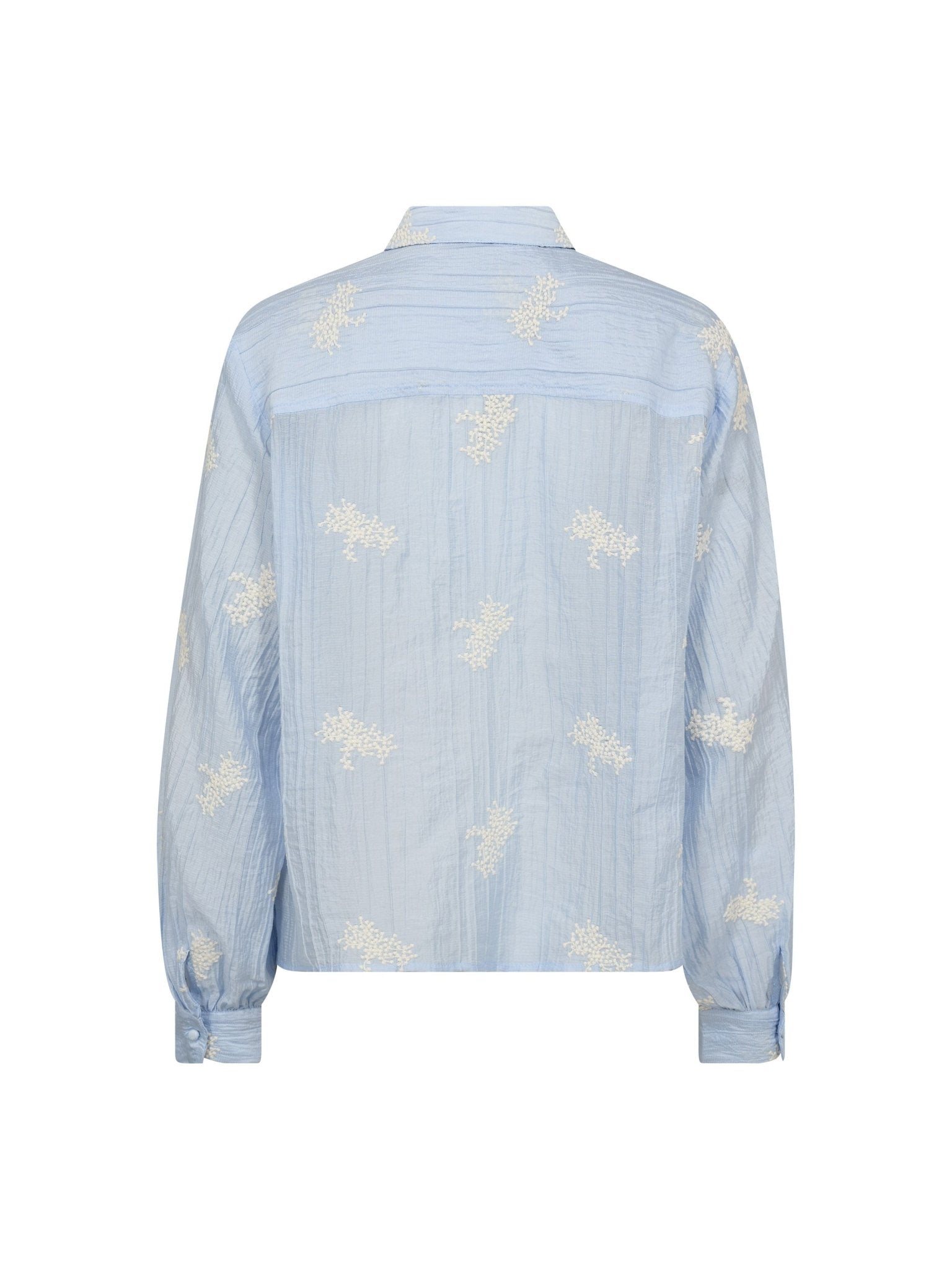 AmeliaCC Emb Shirt - Pale Blue - Co'couture