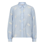 AmeliaCC Emb Shirt - Pale Blue - Co'couture