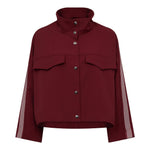 AminaCC Box Jacket - Burgundy - Co'couture