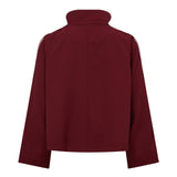 AminaCC Box Jacket - Burgundy - Co'couture