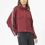 AminaCC Box Jacket - Burgundy - Co'couture