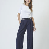 AminaCC Logo Pant - Navy - Co'couture