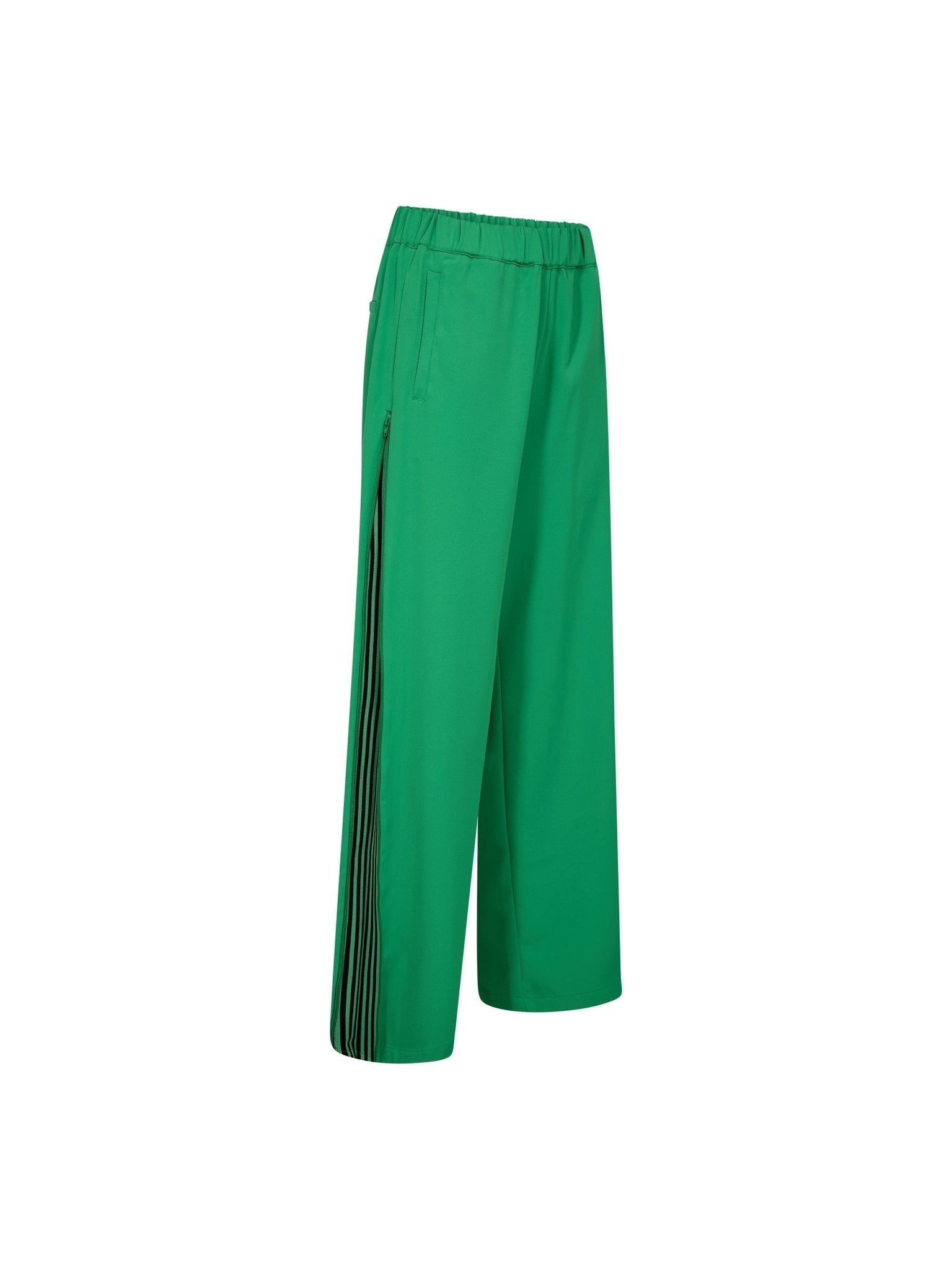 AminaCC Zip Panel Pant - Green - Co'couture
