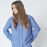AngelicaCC Check Shirt - Blue - Co'couture