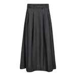 AnyaCC Denim Pleat Skirt - Black - Co'couture