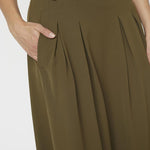 AnyaCC Pleat Skirt - Military Olive - Co'couture