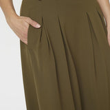 AnyaCC Pleat Skirt - Military Olive - Co'couture