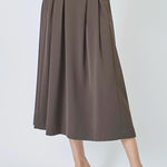 AnyaCC Pleat Skirt - Mocca - Co'couture