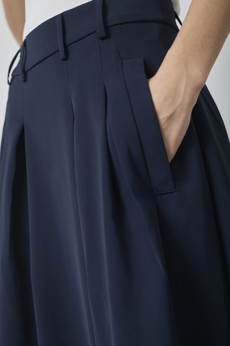 AnyaCC Pleat Skirt - Navy - Co'couture