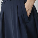 AnyaCC Pleat Skirt - Navy - Co'couture