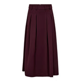 AnyaCC Pleat Skirt - Winered - Co'couture