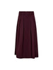 AnyaCC Pleat Skirt - Winered