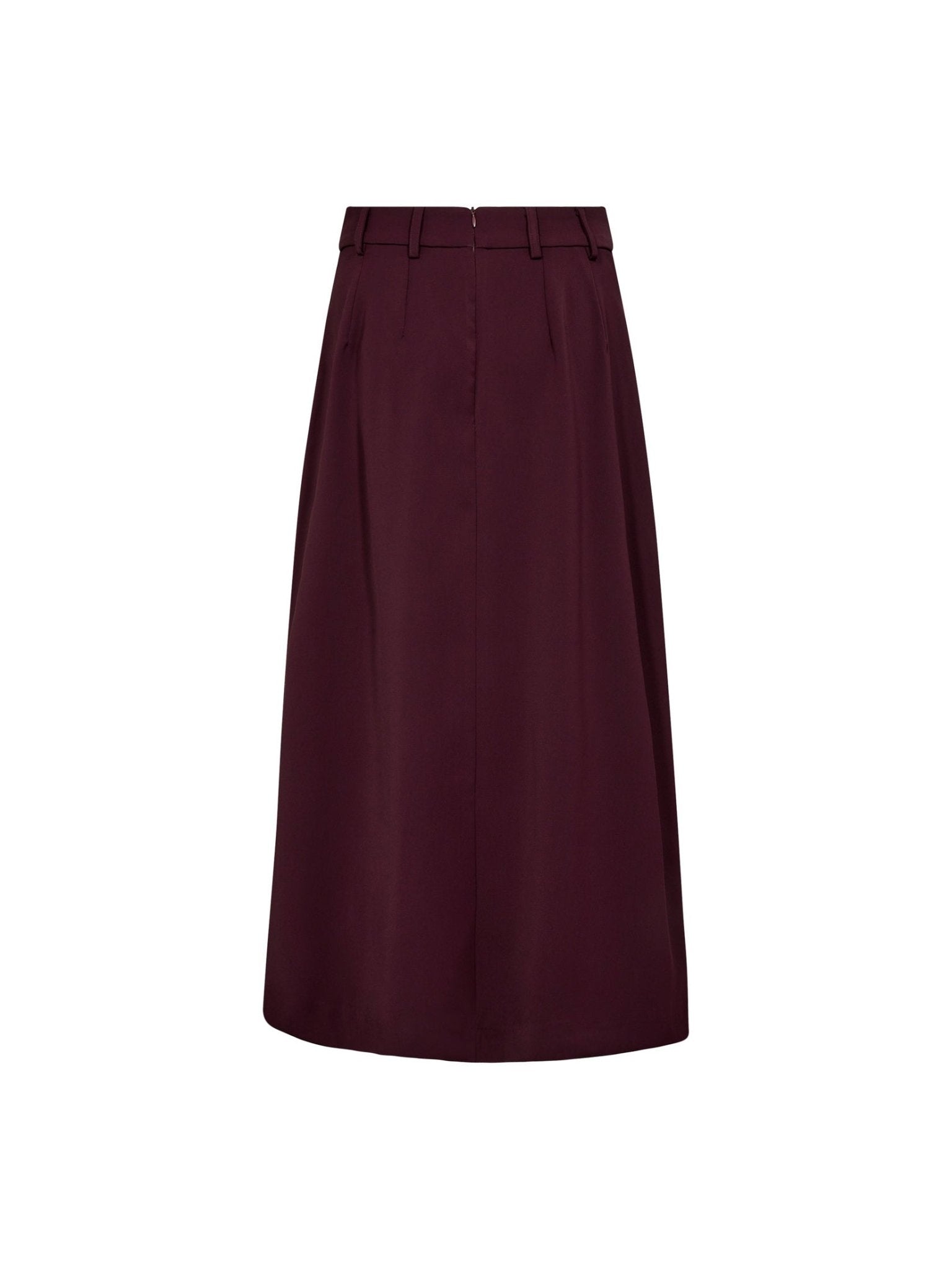 AnyaCC Pleat Skirt - Winered - Co'couture