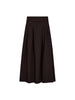 AnyaCC Trinny Pleat Skirt - Dark Brown