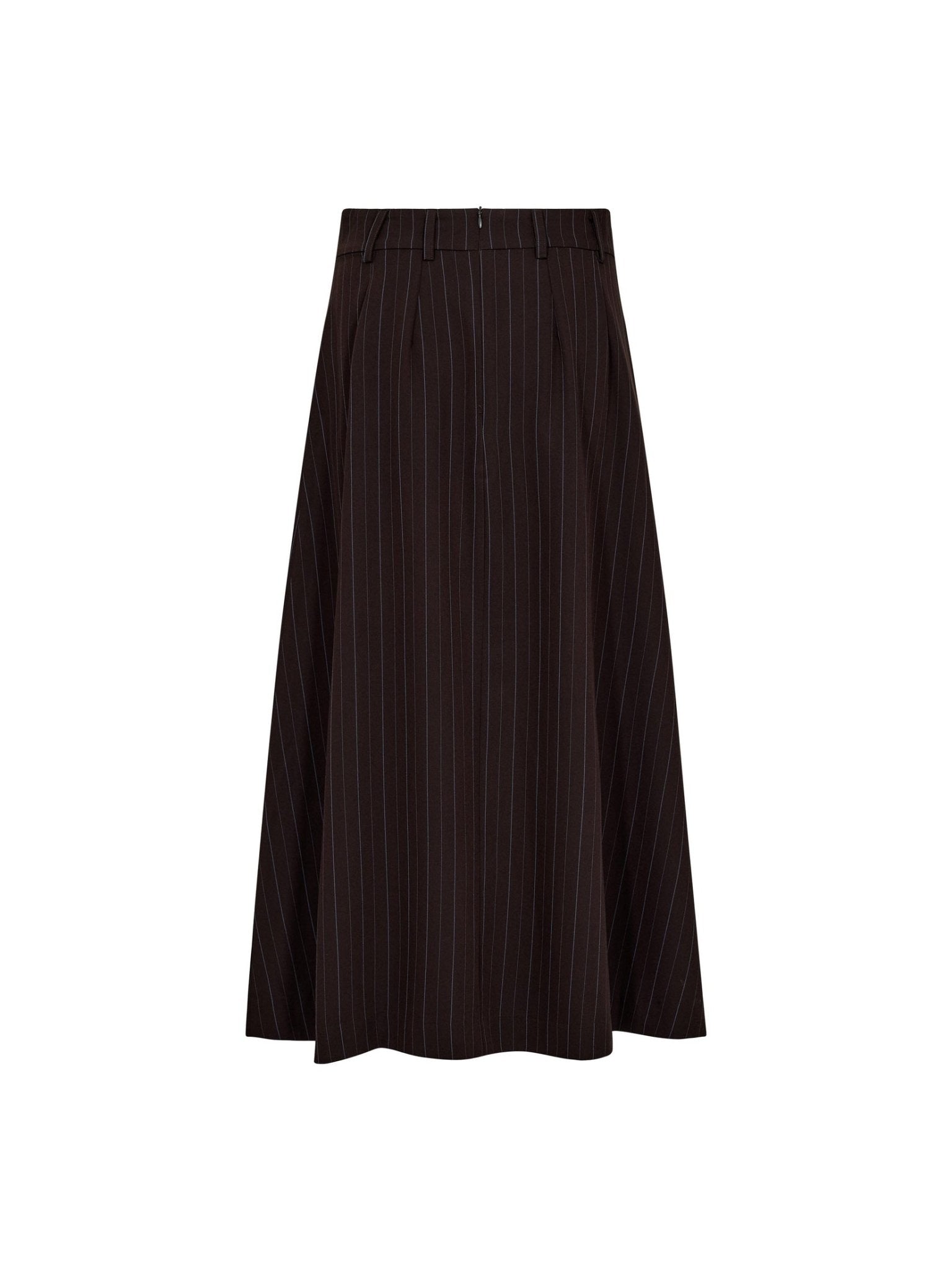 AnyaCC Trinny Pleat Skirt - Dark Brown - Co'couture