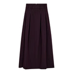AnyaCC Trinny Pleat Skirt - Plum - Co'couture