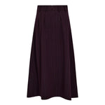 AnyaCC Trinny Pleat Skirt - Plum - Co'couture