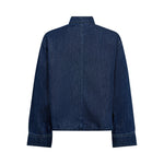 AzminaCC Denim Placket Blouse - Denim blue - Co'couture