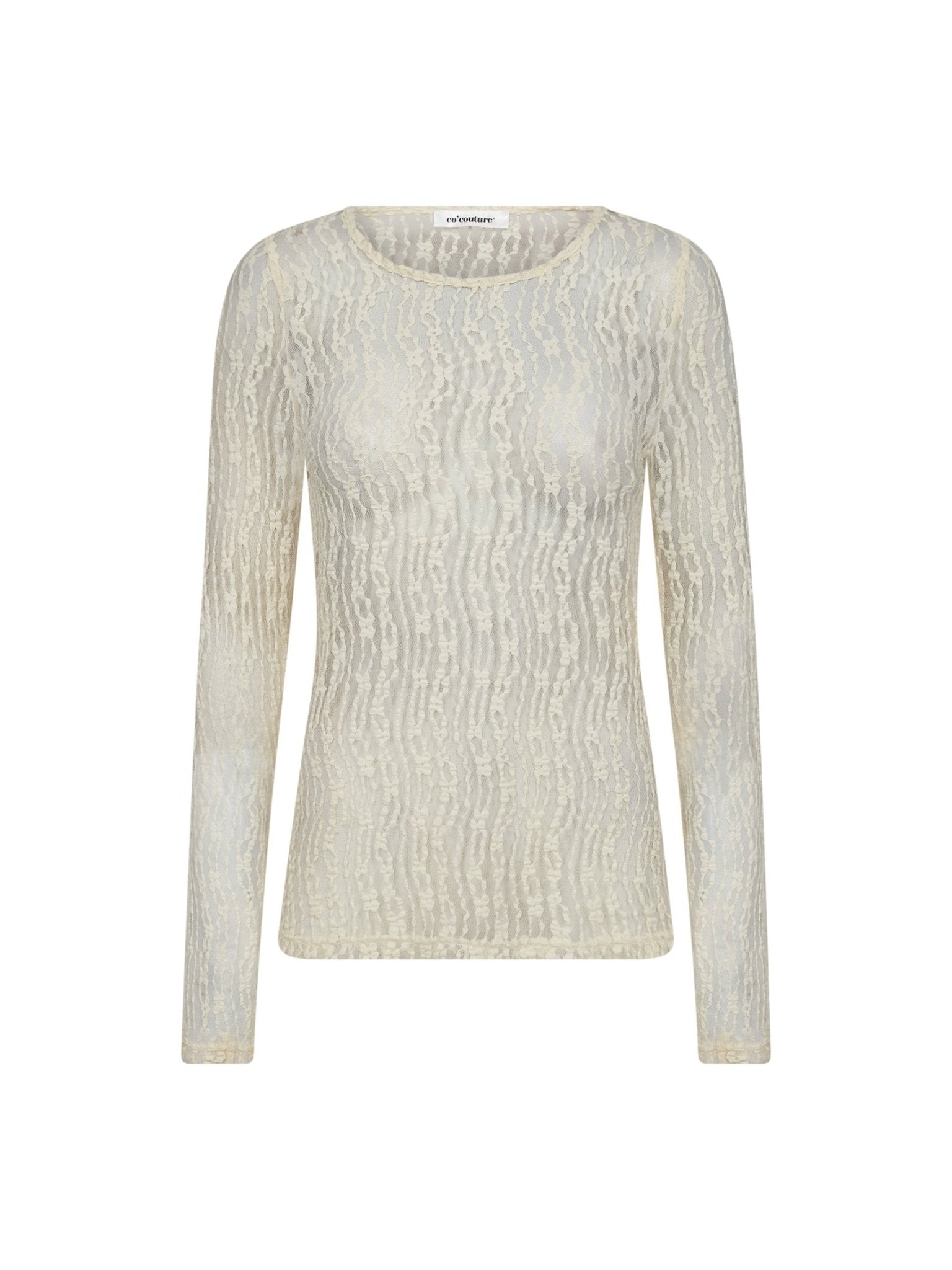 BarbCC O - Neck Blouse - Off white - Co'couture