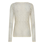 BarbCC O - Neck Blouse - Off white - Co'couture