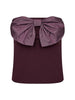 BarryCC Bow Top - Plum