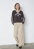 BatuCC Coco V-Sweat - Dark Brown