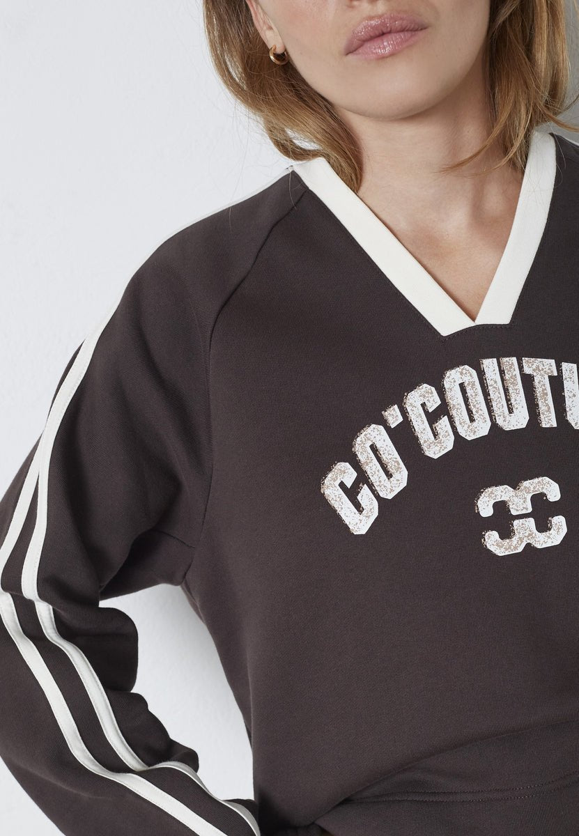 BatuCC Coco V - Sweat - Dark Brown - Co'couture