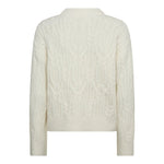 BenalCC Cable O - Knit - Off white - Co'couture